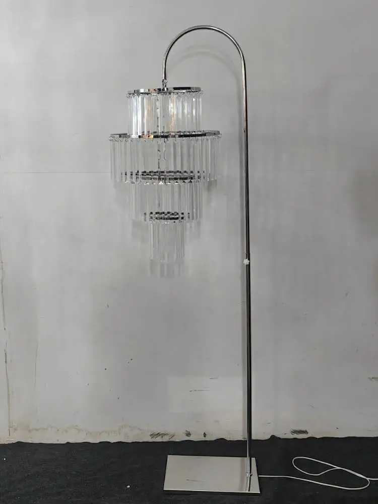 4 قطعة قلادة كريستال وقوس الحديد زهرة قوس الممشى الخلفيات للولائم دليل الطريق الحدث محور الديكور الدعائم