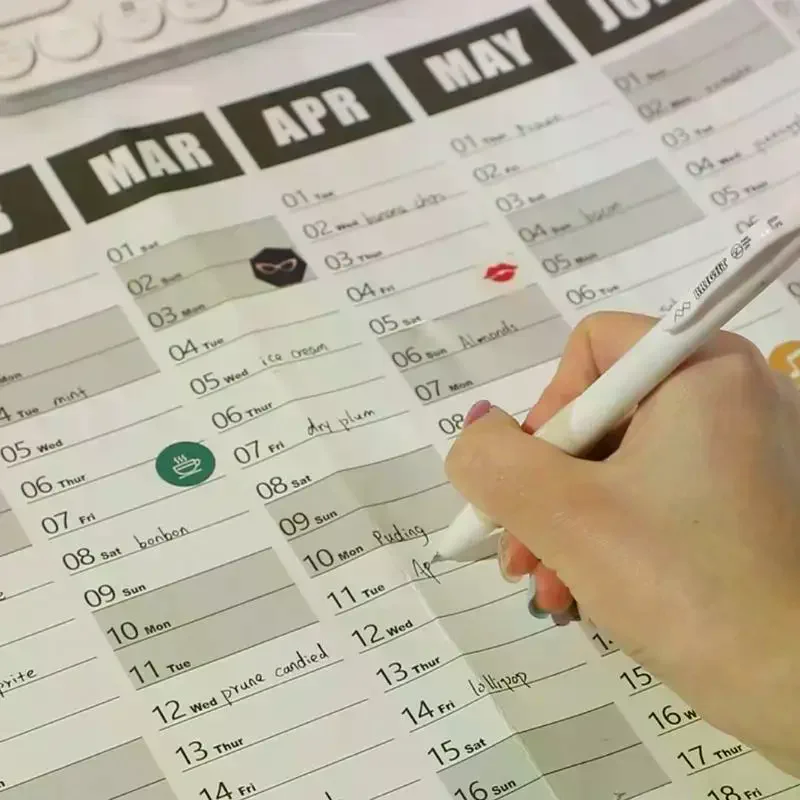 2027 Wall Hanging Calendar Annual Planner To Do List Schedule Calendar Planner Sheet Memo Pad Agenda Organizer