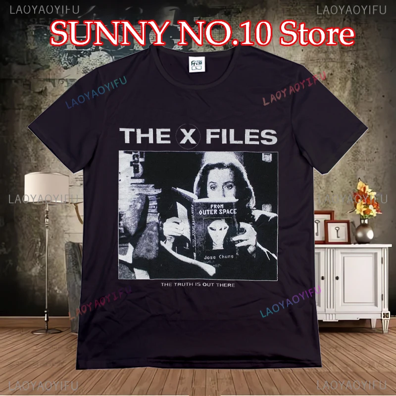 X Files t Shirt Summer Men's Unisex The X Files ShirtMulder and Scully Shirt UFO Shirt 90s Movie  t-shirts