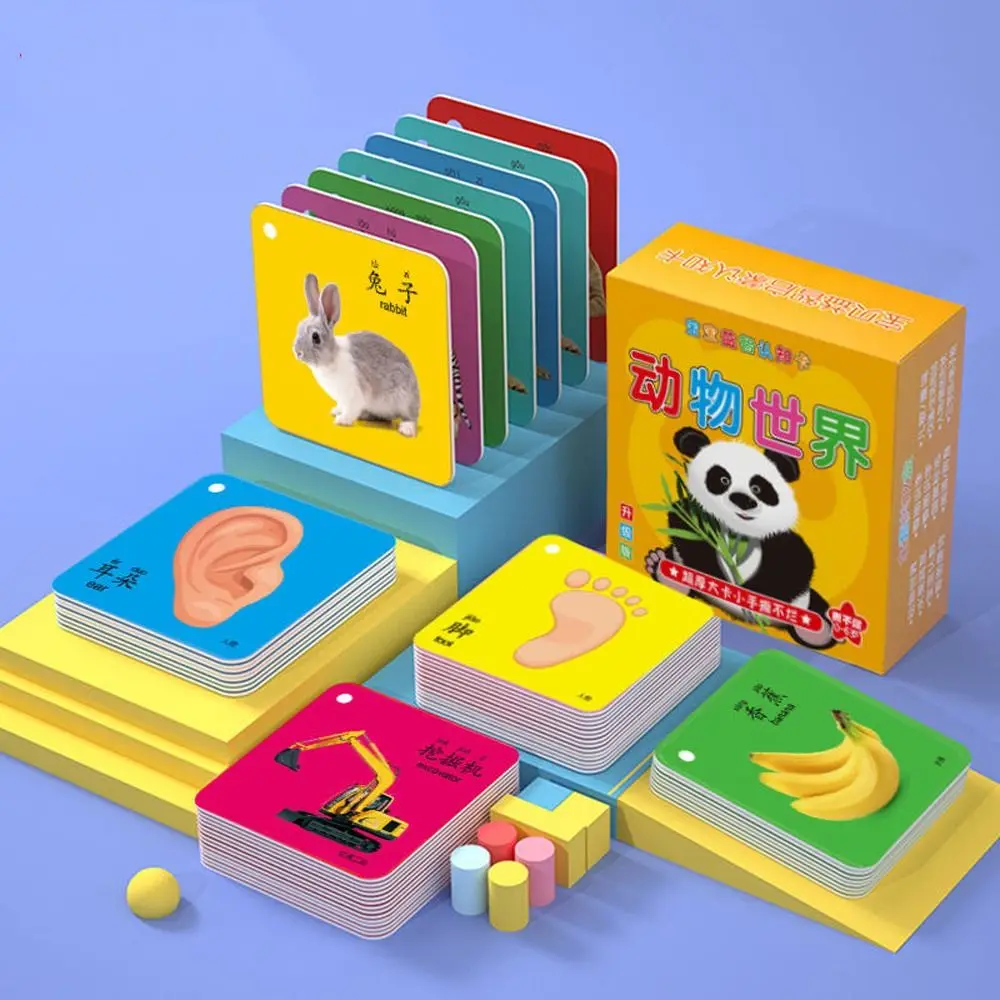 Vroeg Leren Kaart Dubbelzijdig Fruit Montessori Educatief Speelgoed Kinderen Cognitie Kaart Nummer Flash Card Baby Leren Kaarten