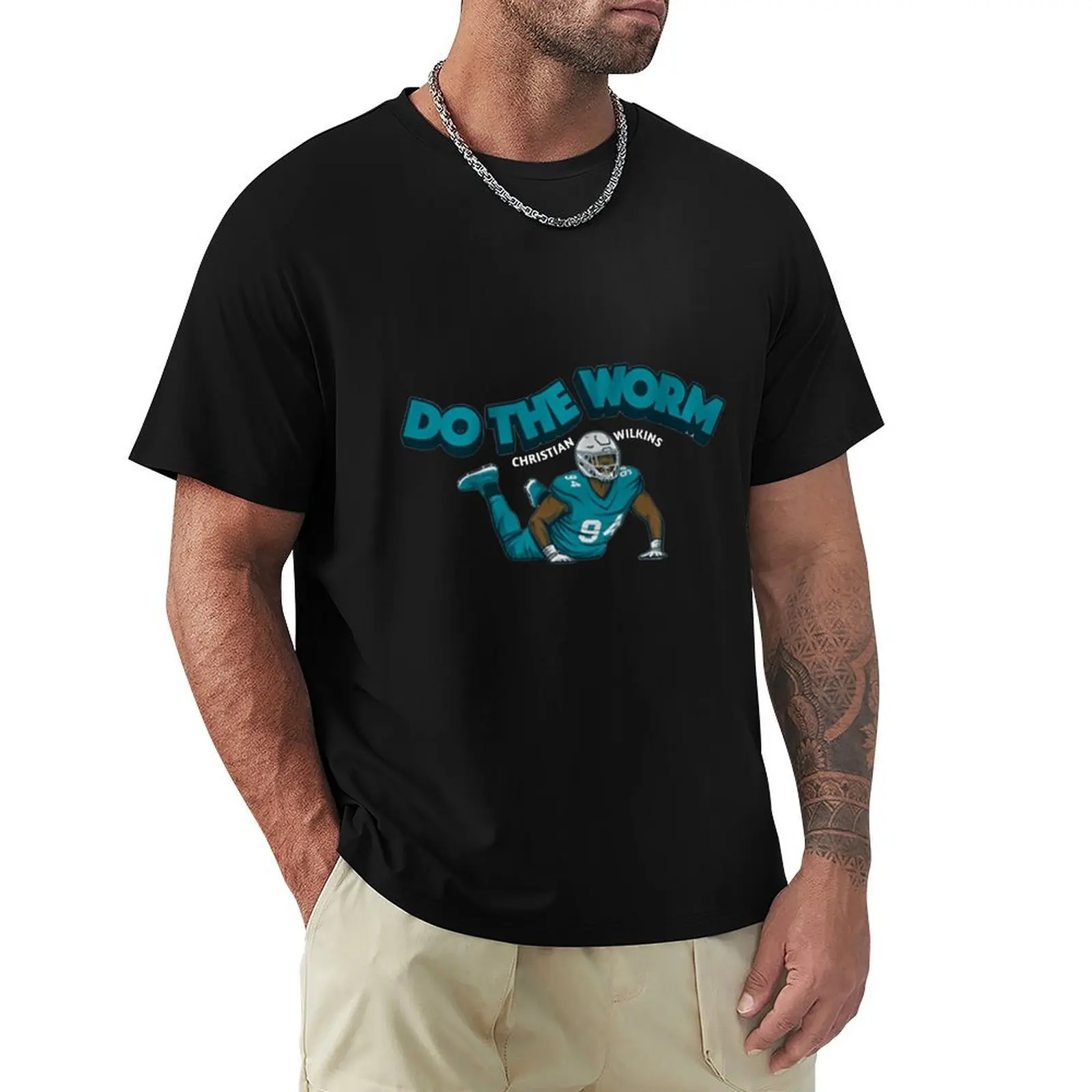Christian Wilkins touchdown and dance T-Shirt t shirts for man graphic funny T-Shirt