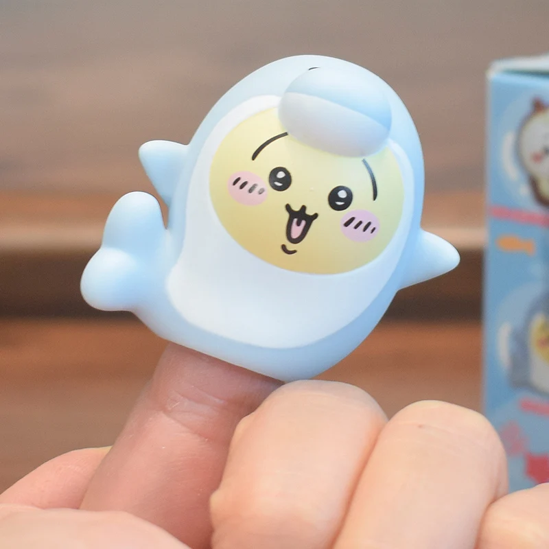 Chiikawa Minifiguren Spielzeugset Niedliche Kawaii Sammlerpuppen Usagi Hachiware Chiikawa Delphin Tintenfisch Pinguin Anime Geschenk Dekoration