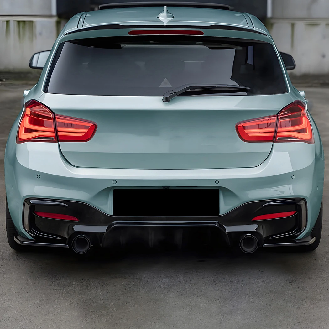 

Rear Bumper Diffuser Lip Spoiler Splitter Protector For BMW 1 Series F20 F21 LCI M Sport 2015-2019 Car Decoration Guard