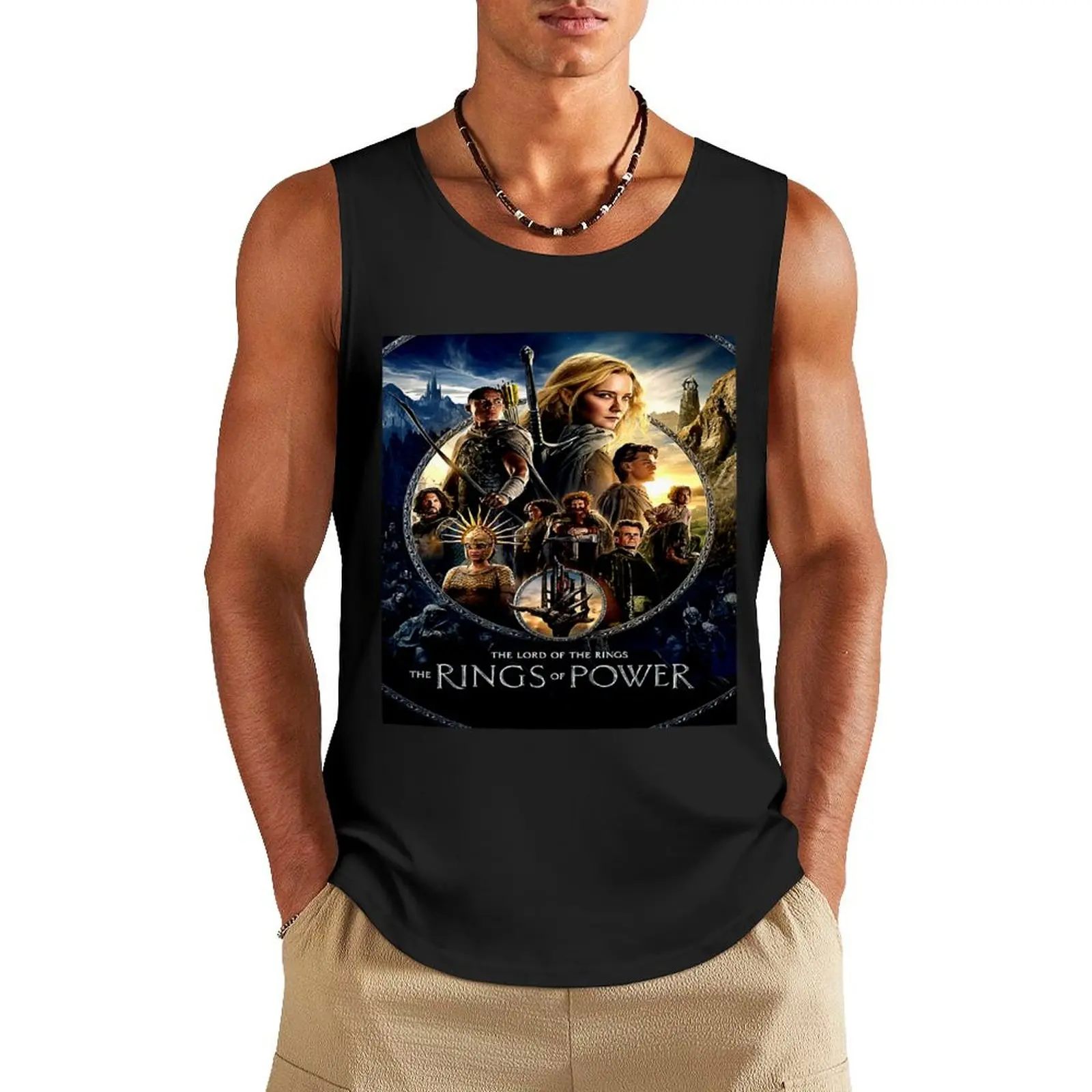 

the lord of family Tank Top sleeveless shirt man gym clothes for man muscle t-shirt