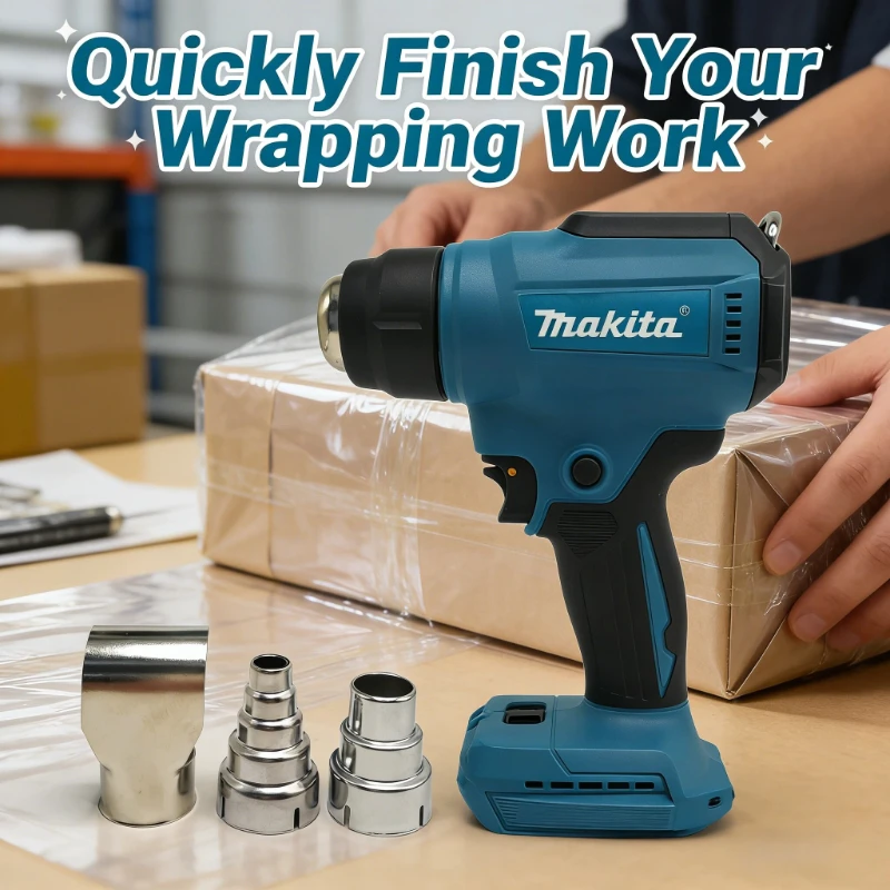 Makita 550°C Temperature Control Heat Gun 18V Cordless Handheld Hot Air Gun With LED Display Soldering Thermal Blower（bare tool）