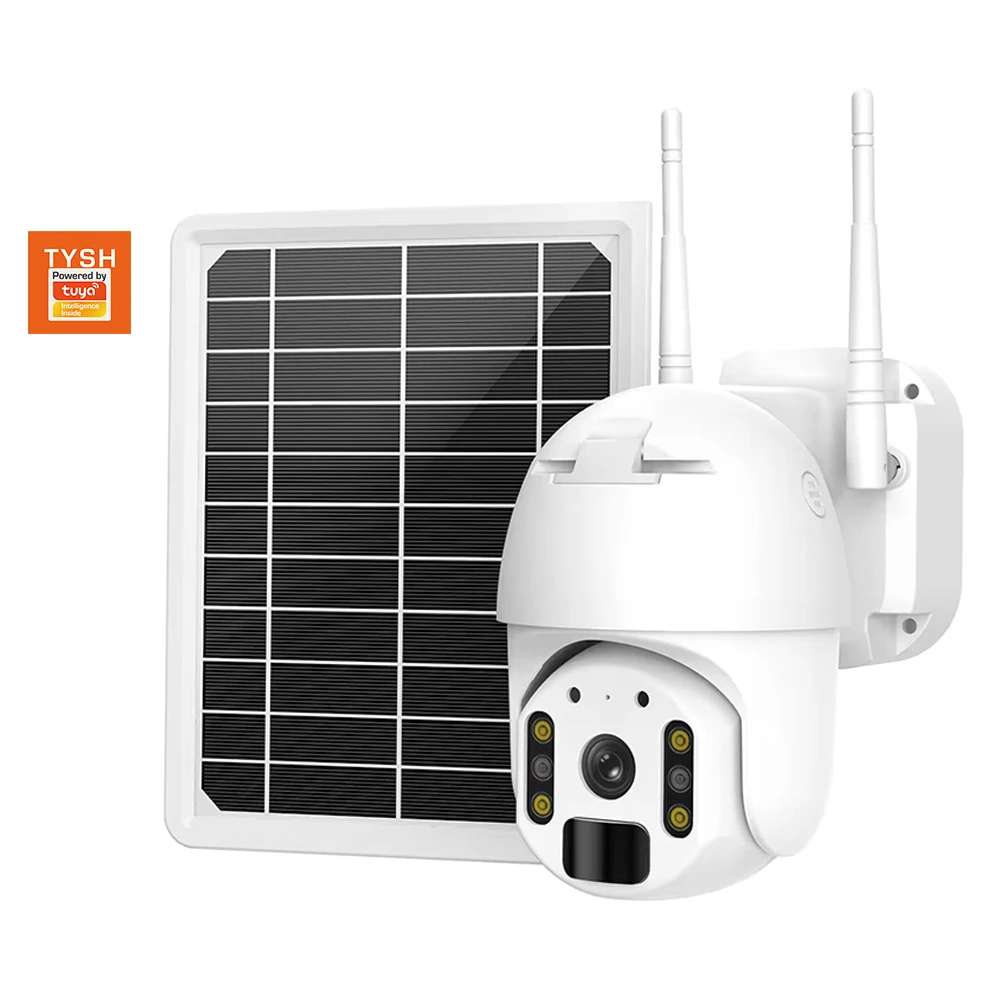 Outdoor Night Vision Solar Power Security Ip Camera 1080p 30m Ir Wireless Wifi Surveillance Solar Battery Cctv Camera