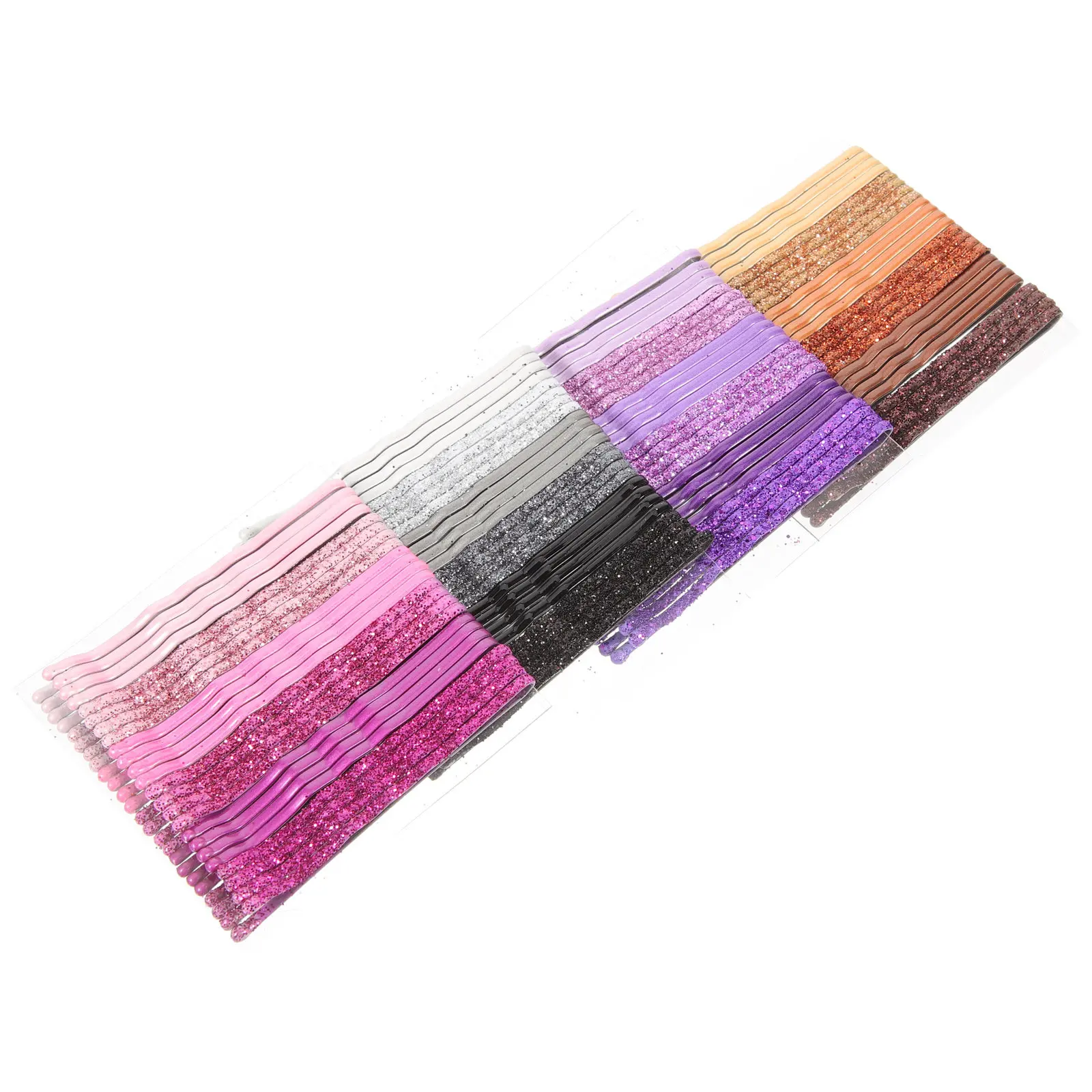 

96Pcs Metal Glitter Powder Bobby Pins Long-Lasting Hair Clips for Secure Hold Perfect for Gym Bag Or Purse Use Various Colors