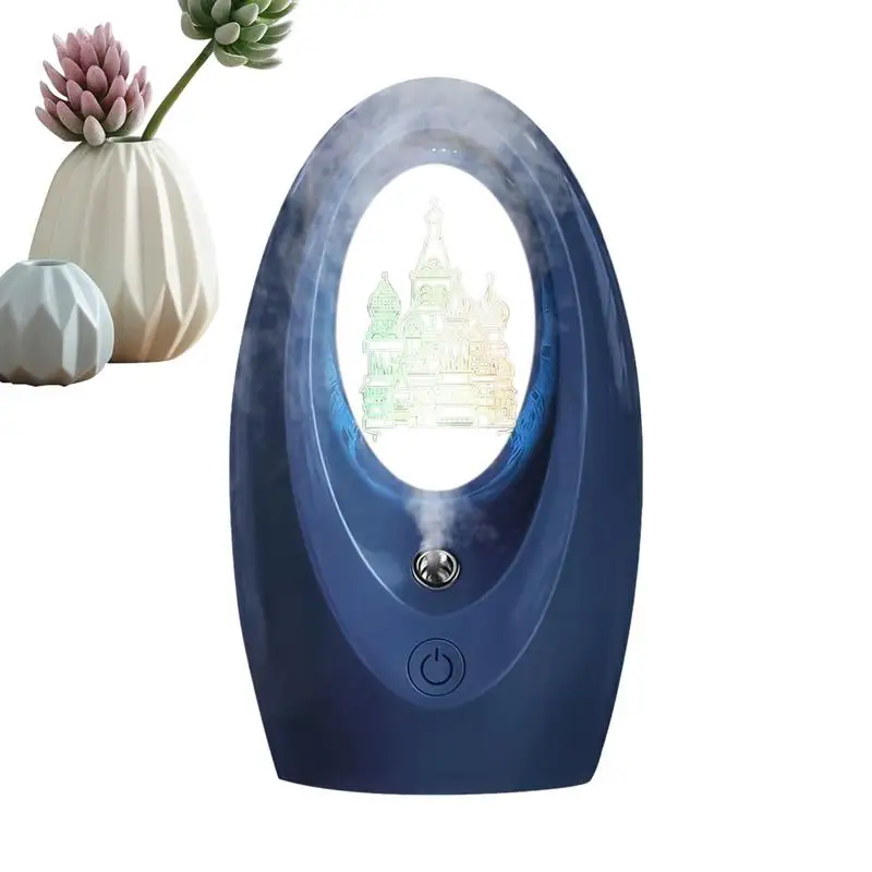 Small Desk Humidifier Colorful Small Desk Humidifier Auto Shut Off Quiet Oil Diffuser Night Lights And Aromatherapy Machine For