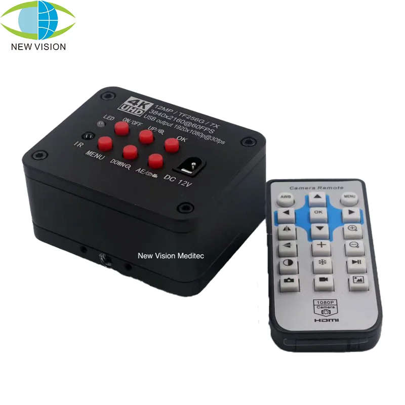 

NEW VISION 4K1080P camera4K-2, 7x digital zoom, suitable for slit lamp and surgical microscope, anti-glare, multiple resolutions