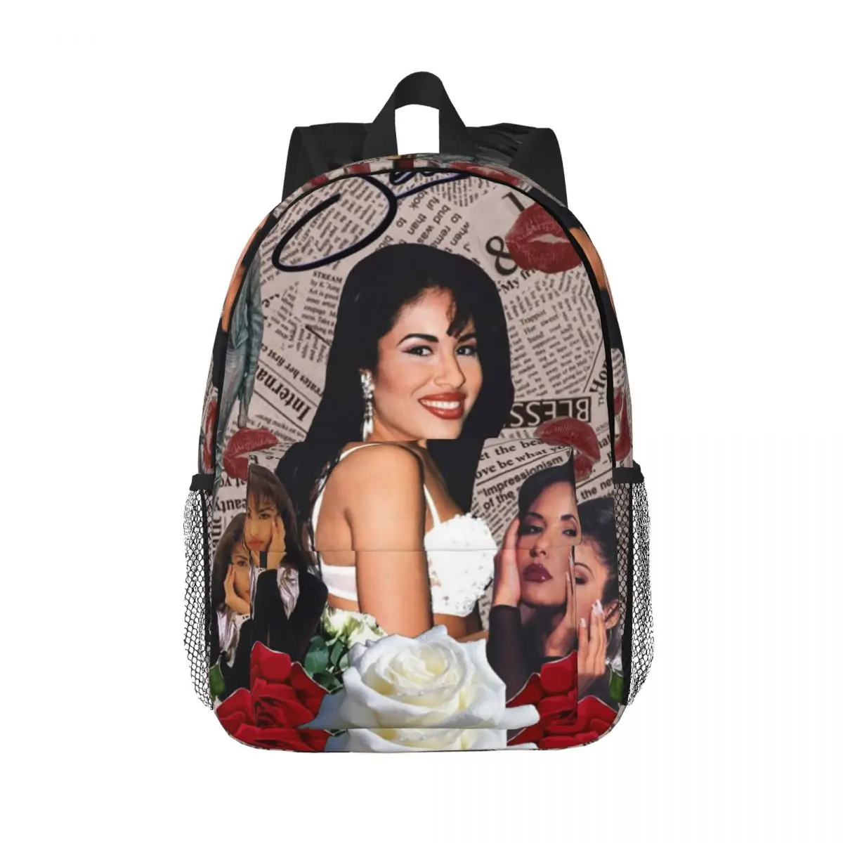 Popular Selena Quintanilla Singer Backpack Hot Sale Daypack Boys 