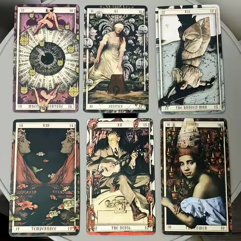 The New Immortals Tarot Deck 78 Pcs Tarot Cards Based on Rider Waite System, 10.3*6cm