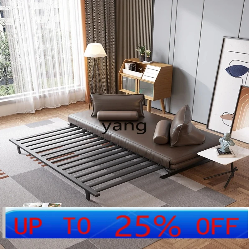 

LH многофункциональный складной диван-кровать из усадки кожи для сидения и лежания