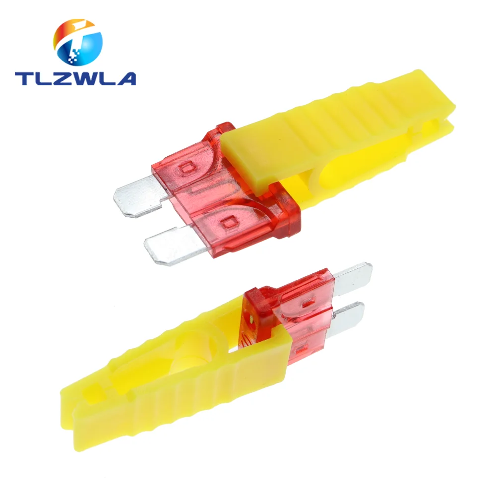 2PCS/set Car Auto Van Blade Mini Fuse Puller Clip Holder Insert Extractor Removal Security Tool For ATS Car Feses Box