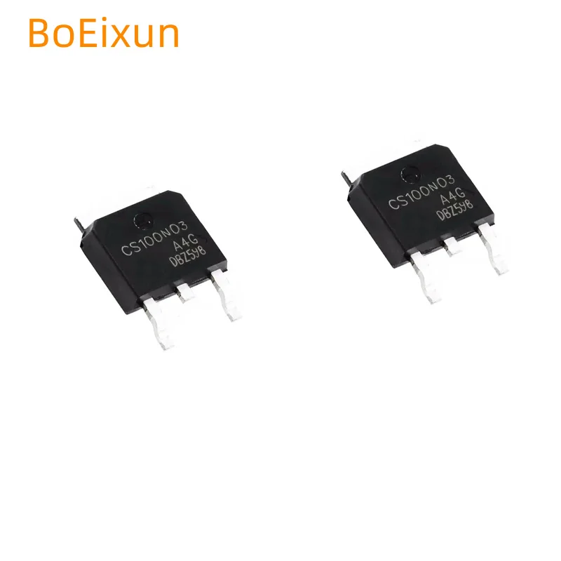 10PCS/LOT CS100N03-A4G CS100N03  MOS Tube 30V 100A Lithium Battery Protection Board  SMD TO-252 New Good Quality Chipset