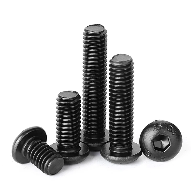 Weiyi UNC BSW Güteklasse 10.9 Hochfeste Schwarze Kohlenstoffstahl-Zoll-Innensechskant-Rundkopfschraube 1/8-40~3/8-16 – Detail 5