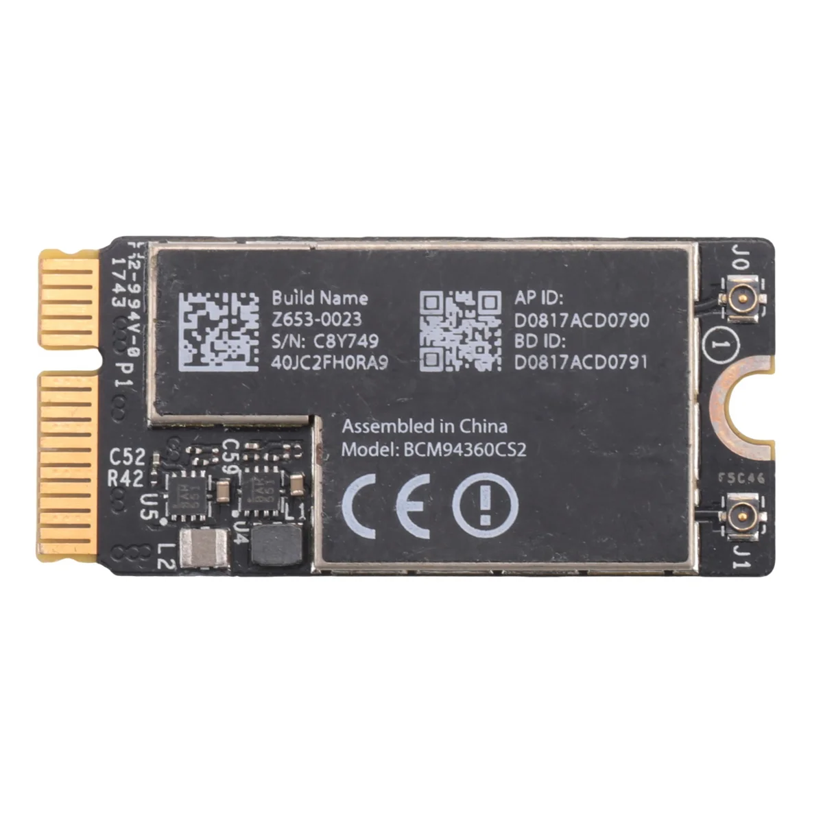 BCM94360CS2 Wireless Wifi Card Bluetooth 4.0 802.11Ac Hackintosh MacOS for Air 11inch A1465 13inch A1466 2013 MD711LL