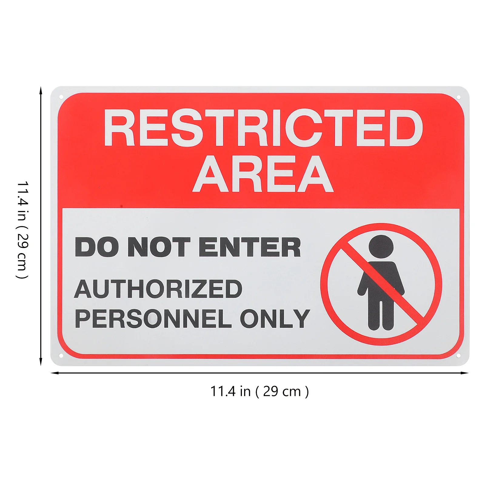 Do Not Enter Warning Sign Vibrant Color Safety Warning Sign Private Property Garden Fence Gate Caution Label Do Not Enter Signs