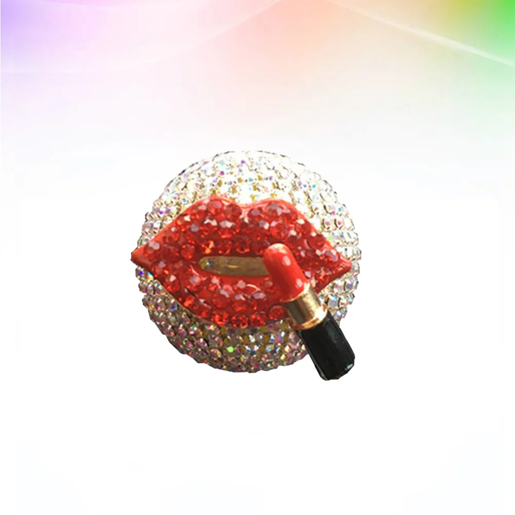 

Car Perfume Clip Red Mini Rhinestone Air Freshener Aromatherapy Diffuser Vent Clip Auto Essential Oil