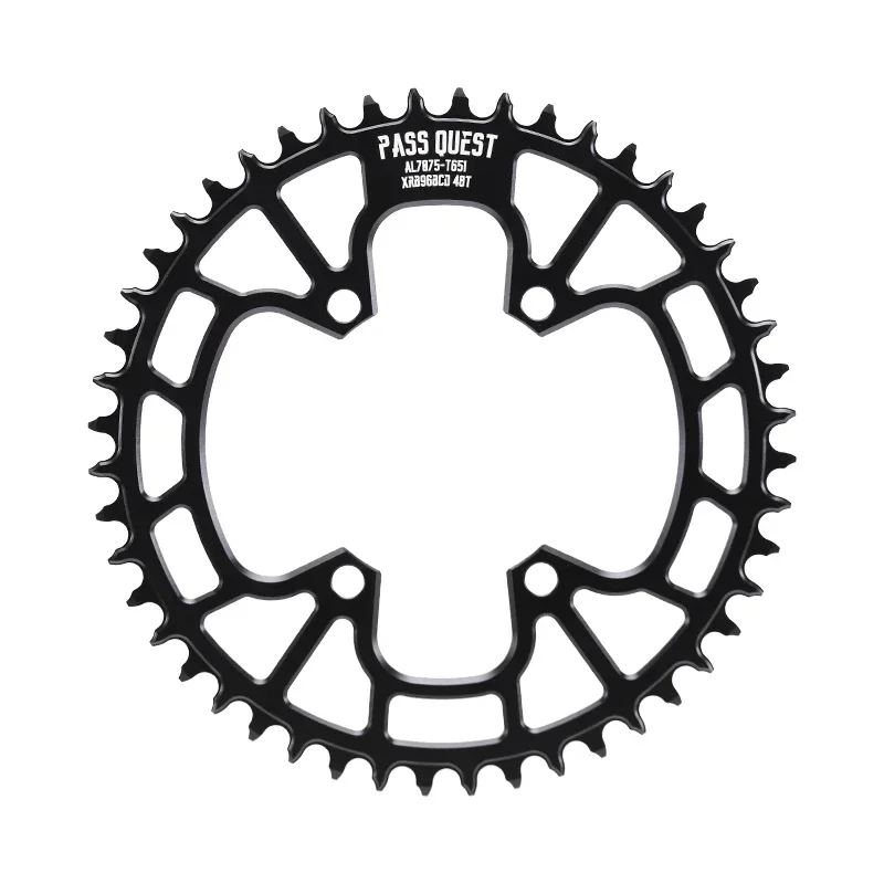 PASS QUEST Off-standard 96BCD Narrow Wide Chainring For M7000 M8000 M9000 MTB Bike 28-38T Chainwheel Round