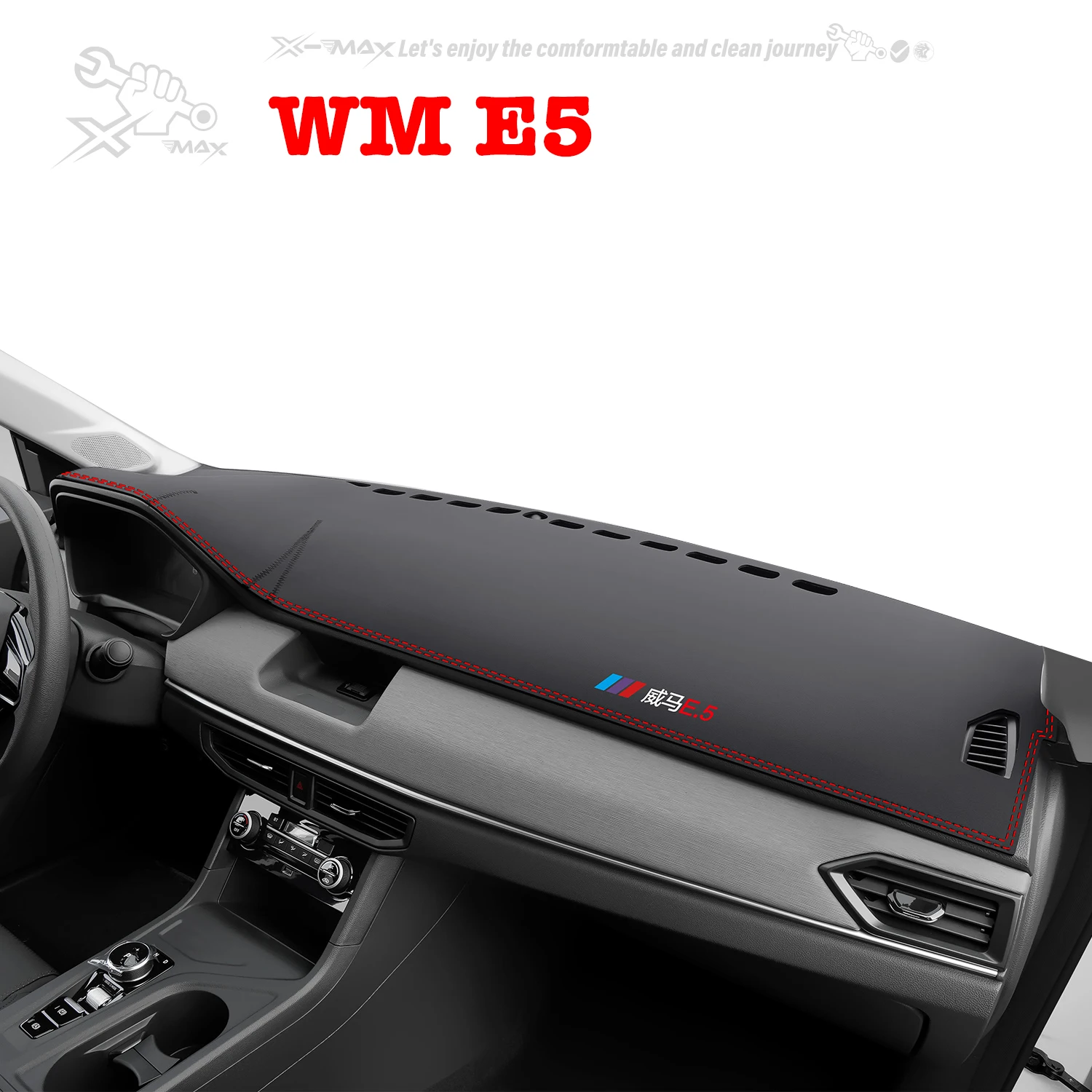 Left-hand Drive Car Dashboard Mat For WM E5 2021-2024 Light Blocking Pad Center Console Dash Mat Sunshield protector