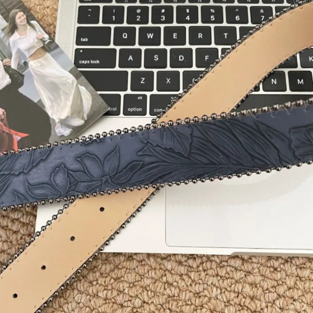 ヴィンテージアメリカンスタイルの女性のベルトゴシックレトロハートウエストベルト Y2k デザイナードレスジーンズベルトストリート