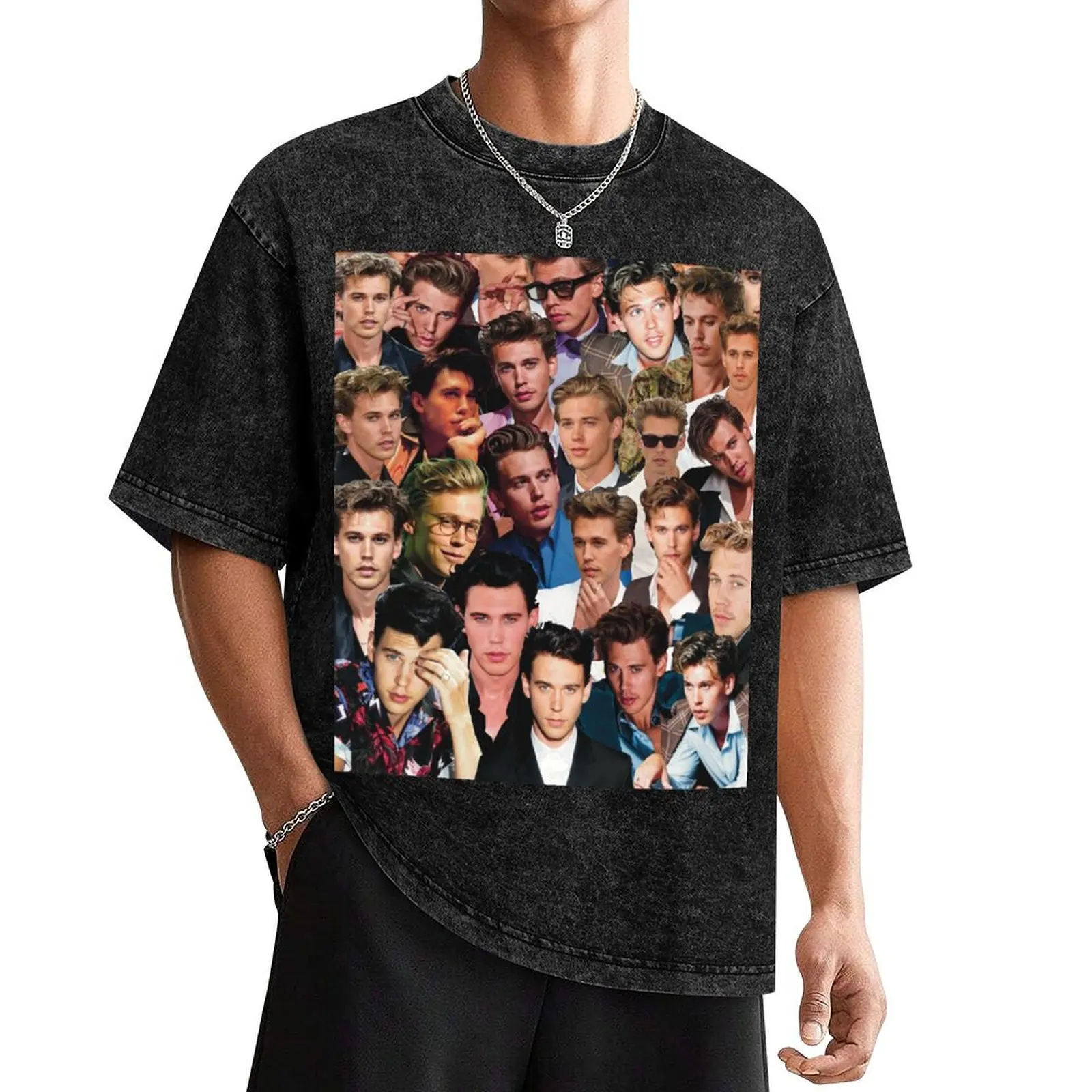 Austin Butler Photo Collage T-Shirt tees funny gifts summer 2025 mens t shirts pack