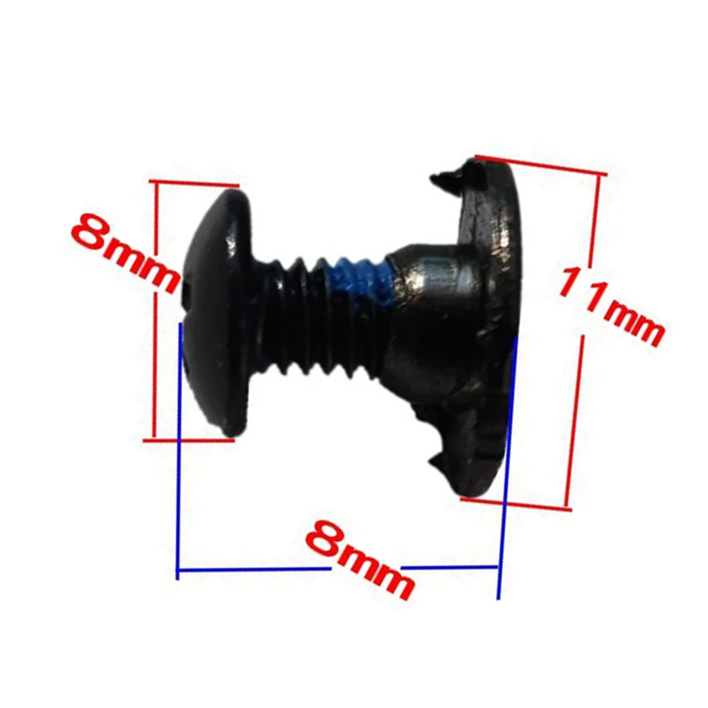 Fixing Screws Screws High Quality Thread Quick Repair Roller Screw Screws Skates 50x Black Brand New Buckle