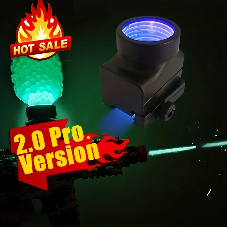 

RdToy Gun Accessories Fluorescent Luminous Illuminator For Electric Gel Ball Blaster Splatter Ball Blasters Shooting Auxiliary