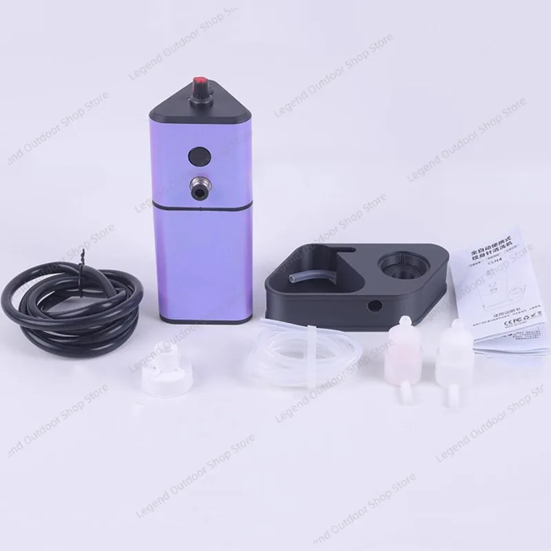 Portable Rechargeable Automatic Tattoo Needle Cleaner for Tattoo Work, Induction Cleaning Without Damaging Needle Tip