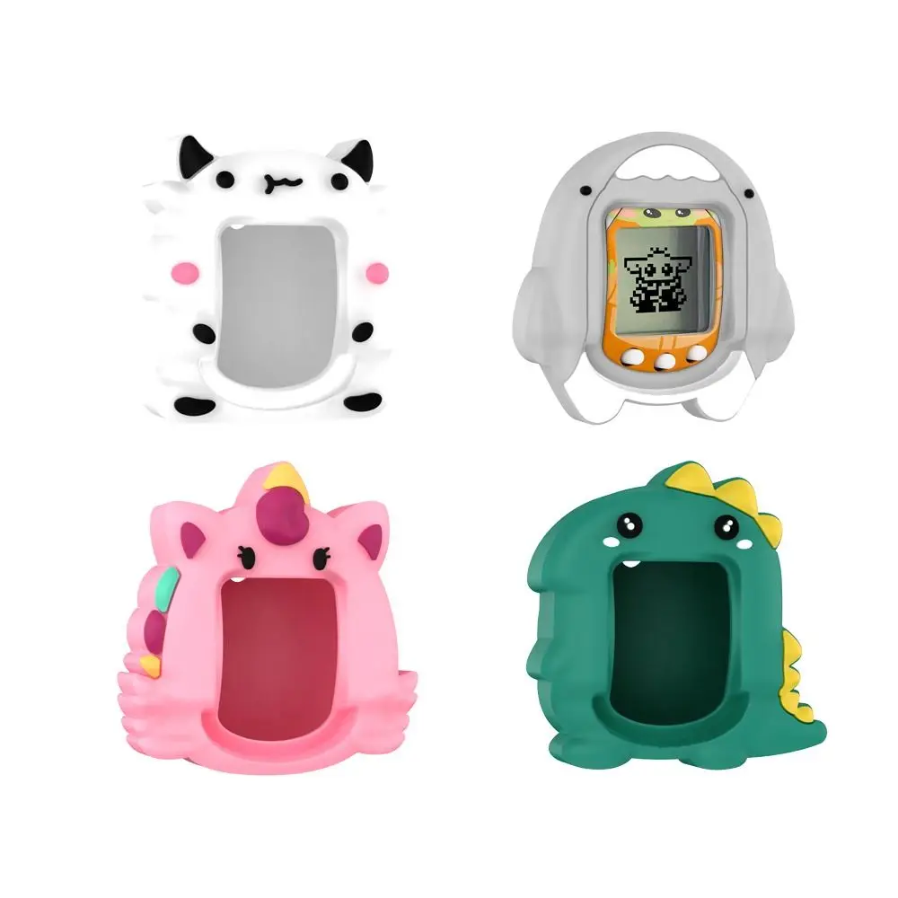 Silicone Game Machine Cartoon Case Shell Virtual Electronic Pets Protector Game Accessories Protective Cover for Tamagotchi Nano