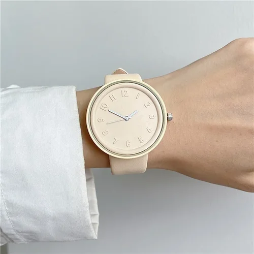 Imagen 2 del producto Reloj Digital de cuarzo para Mujer, cronógrafo con diseño de Macaron, estilo Retro y sencillo, ideal para estudiantes