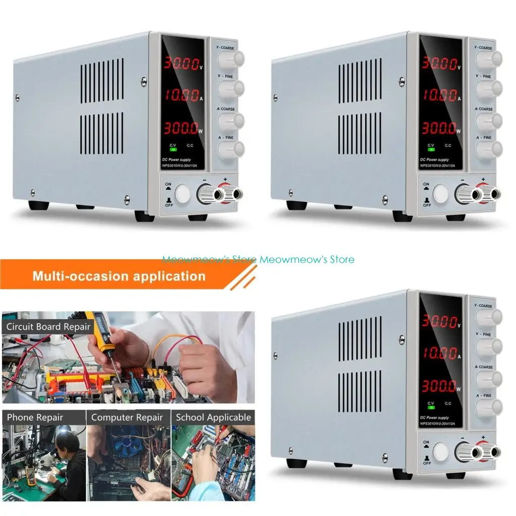 W91A Regulated Lab Power Supply with Encoders Coarse Fine Control Power Sources