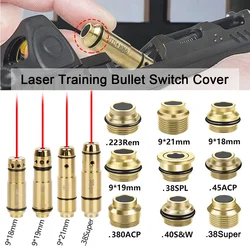 9x19mm Laser Training Bullet Switch Cover 223Rem .380ACP .40S&W Taurus G2C G43 Trainer Cartridge Boresighter Button Switch