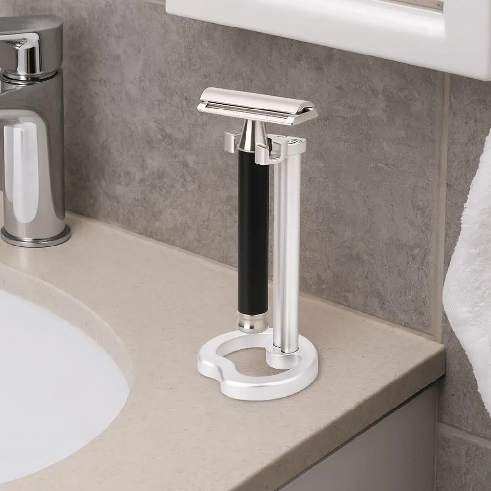 Manual Men 's Shaving Stand Holder Protects Shavers To Air Dry Keeps Bathroom Organized Beard Cutter Tool Rack