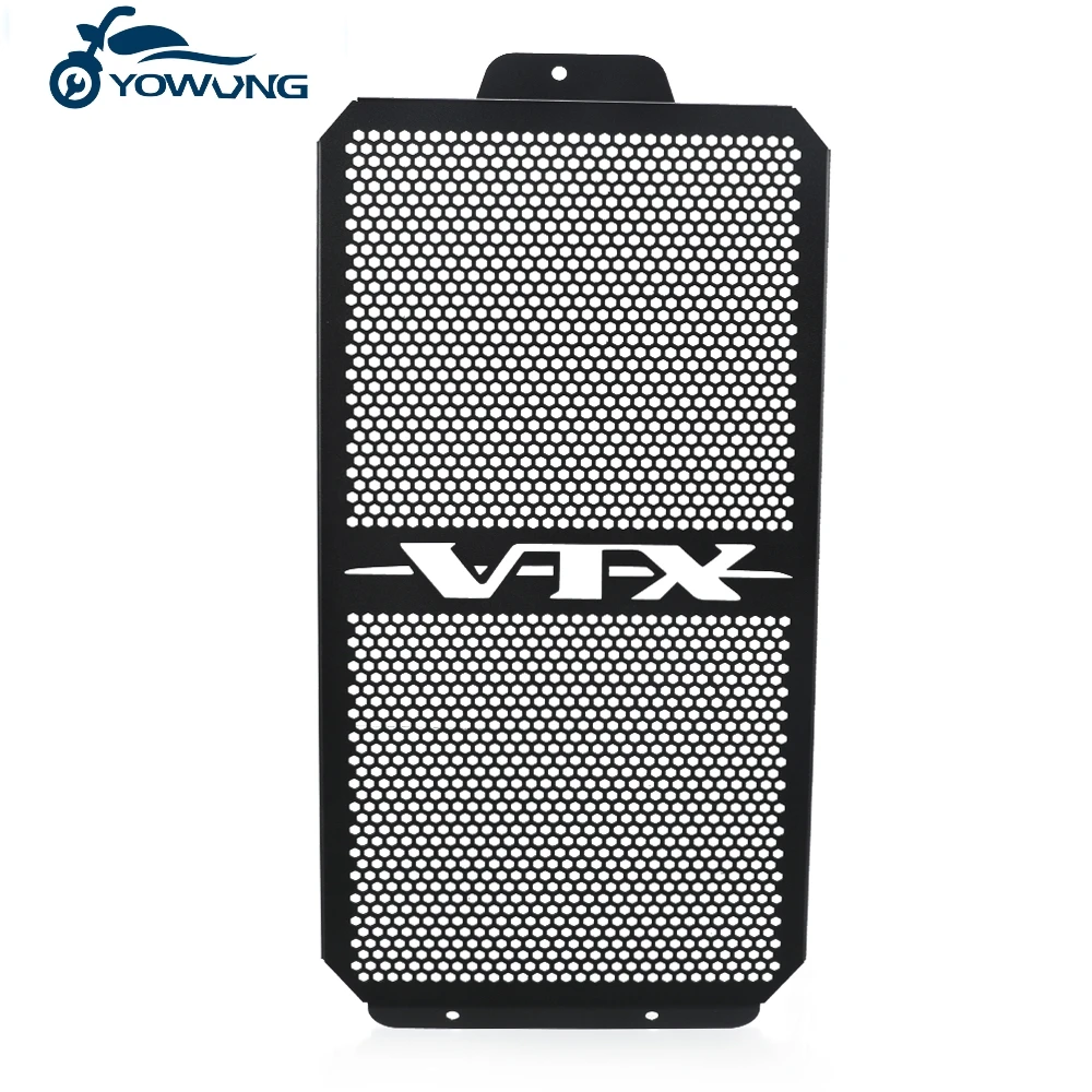 

Защита радиатора для VTX 1800 C F N R S T VTX1800 2002 2003 2004 2005 2006 2007 2008 Защитная крышка радиатора мотоцикла