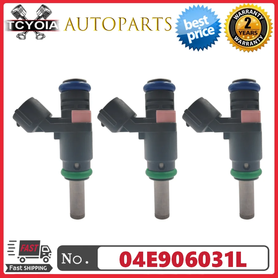 

3/4pcs Fuel Injectors 04E906031L For Seat Arona Ibiza Mii Skoda Fabia Kamiq Karoq Octavia Scala VW Caddy Golf Taigun Up 1.0 1.6
