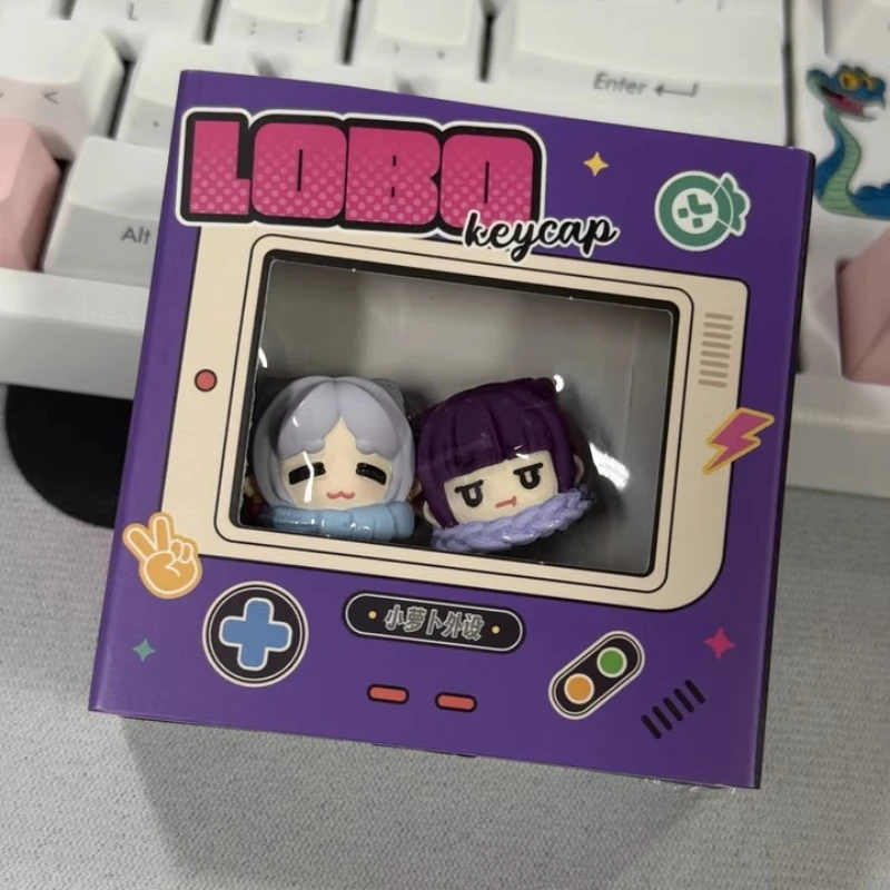 

LOBO Custom Keycap Frieren Fern Simmel Anime Keycaps for Mechanical Keyboard Caps Cute Resin Key Caps DIY Artisan Keycap PC Gift