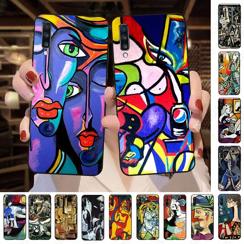 Picasso abstract Art painting Phone Cover For Samsung Galaxy A11 A52S A53 A13 A14 A21S A23 A24 A32 A33 A34 A40 A52 A73 5G Cases