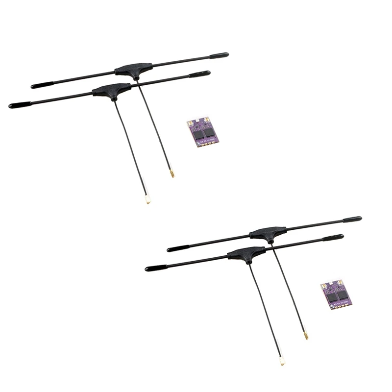 

ES900 DUAL RX ELRS Diversity Receiver 868Mhz Electronic Accessories Built-In TCXO For FPV Long Range Drone RC Airplane