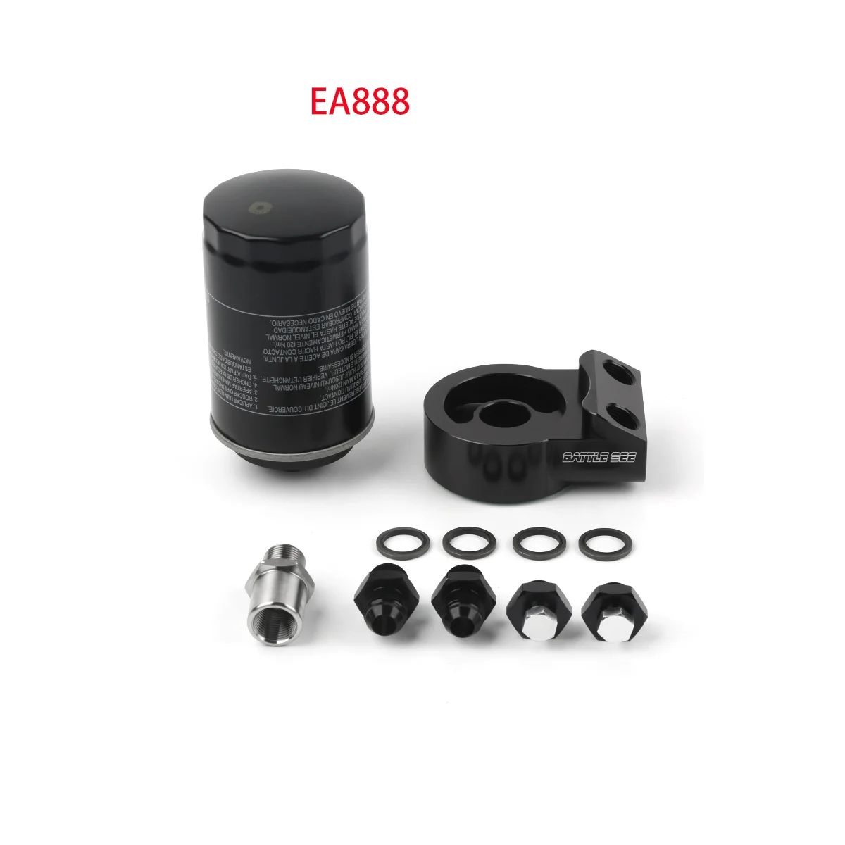 

Oil Adapter Connectors Aluminum Oil Filter Sandwich Plate Adapter For Audi GOLF MK6 1.8T 2.0T EA888 GEN2 Engine