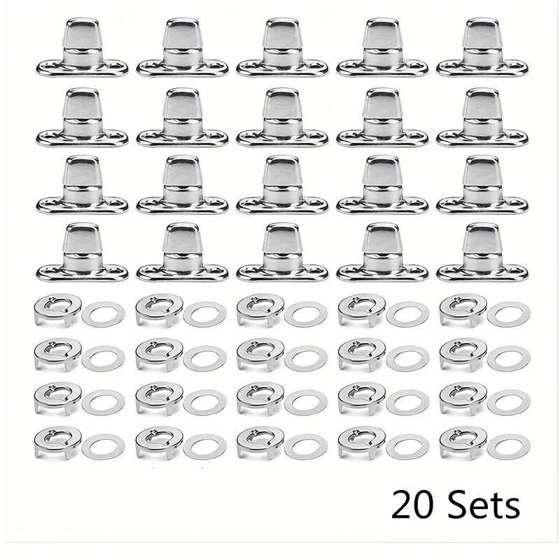 (.) 10/20 Sets Marine Grade Twist Lock Fasteners Turn Button Eyelet And Stud For Canvas Fastener Turn Buttons Easy Install