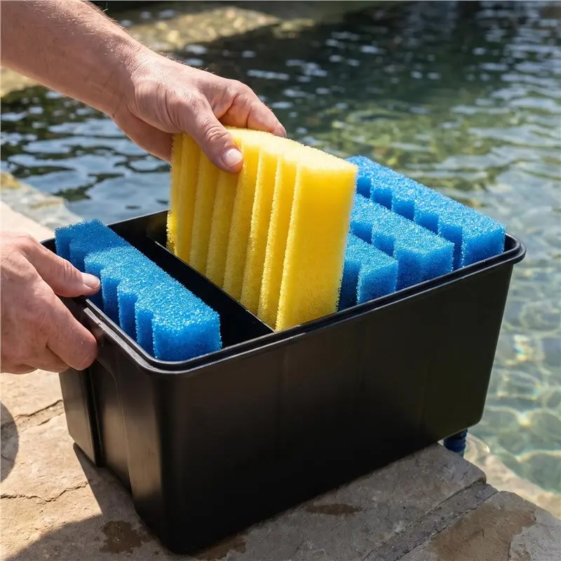 A34R Premium Replacement Filter Cotton For CBF350-Pond& Aquarium Filters, Enhanced Water Clarity For Fish Tanks Health