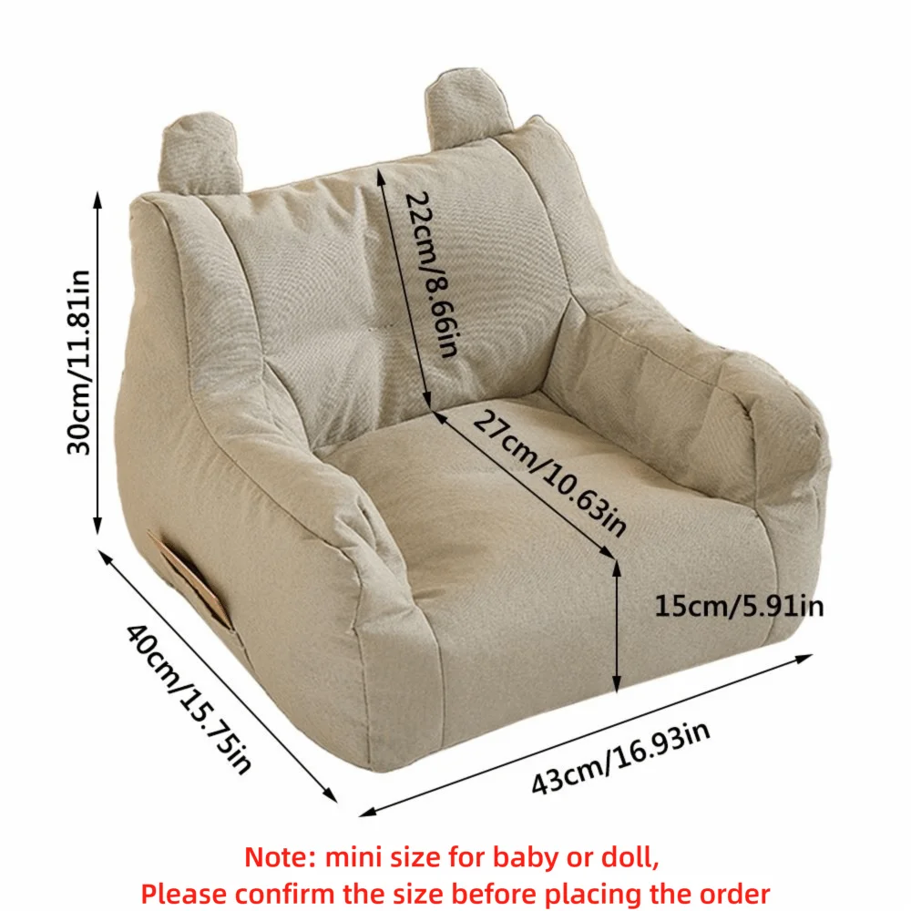 Small Size Small Sofa Chair Multicolor 43*40*30cm Children's Sofa Multifunctional High Elastic Foam Sponge Reading Lazy Sofa - view 6