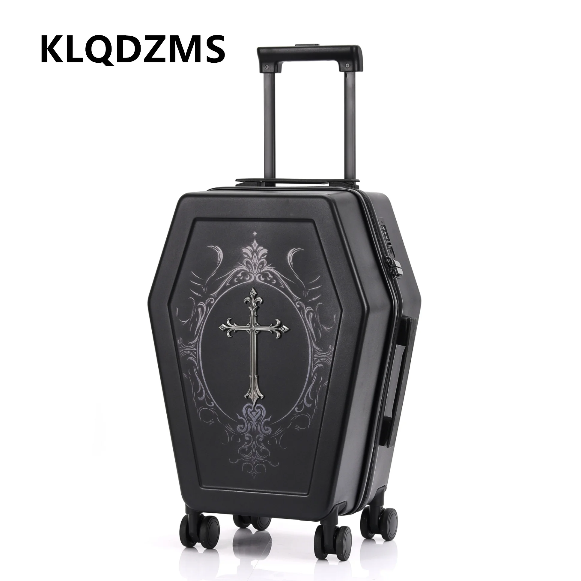 KLQDZMS 20-Zoll-24-Zoll-Koffer, Trolley-Typ, Reisetasche, große Kapazität, Trolley-Koffer, Herren-ABS+PC-Boardingbox, Damen-Kabinengepäck