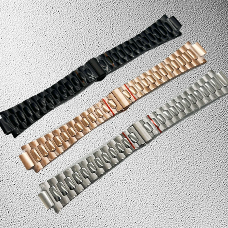Male Watch Chain With Raised Mouth 25-13mm Strap for Pate Phil Nautilus Hand Watch Band Steel5711 5726 Precision Steel No Logo