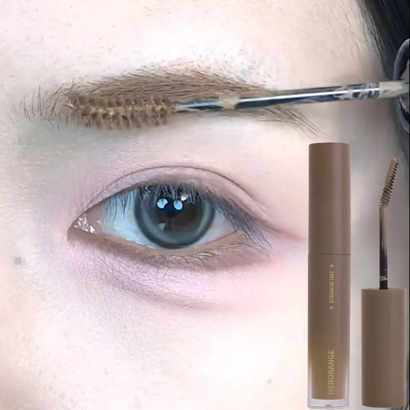 Natural fosco sobrancelha tintura gel matiz à prova dwaterproof água duradoura secagem rápida tingimento sobrancelha tatuagem matizado creme sobrancelha realçador maquiagem cosméticos