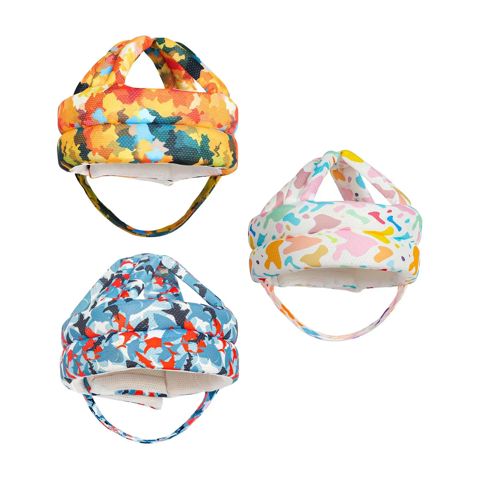 子供用保護ヘルメット 子供用帽子 ソフト衝突防止 歩き方を学ぶプロテクター 子供用保護キャップ 8-36ヶ月用 遊び用