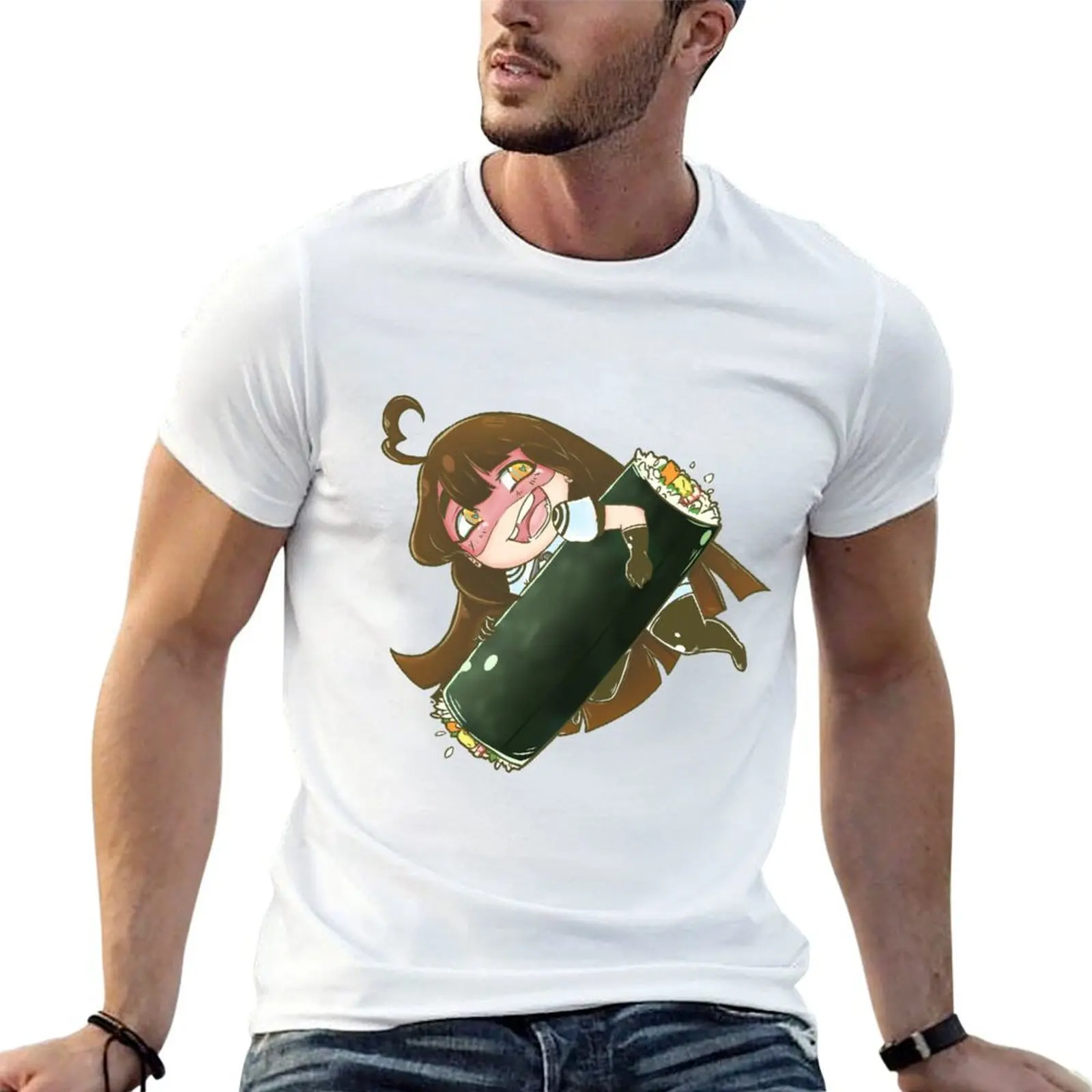 Kimbap Addict T-Shirt Man t-shirt summer tops mens designer clothes