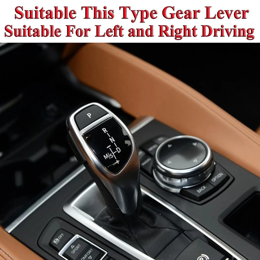 Car Shift Knob Gear Button Cover Trim Emblem Performance Sticker for BMW- X1 X5 X3 X6 M3 M5 F01 F10 F30 F35 F15 F16 F18