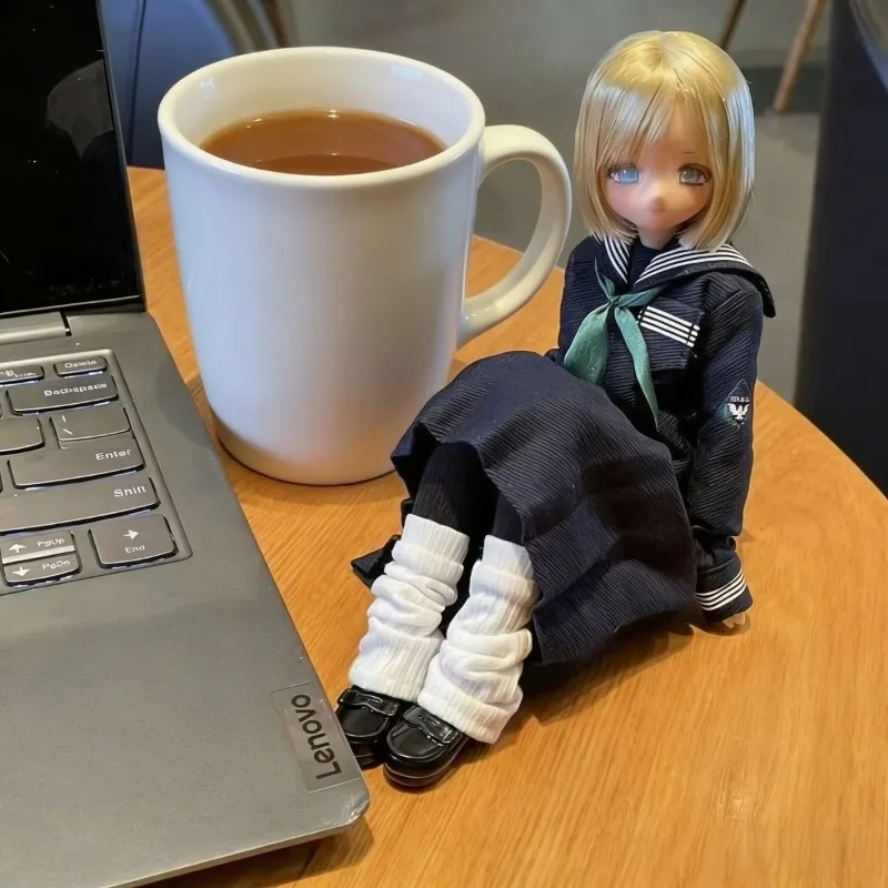 6-point BJD Doll Clothes Compatible with OB22 and OB24 Japanese-style School Uniform Outfits for Dolls Cute Uniforms Perfect